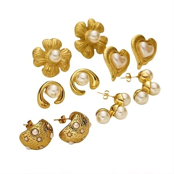 Baroque Bliss Pearl Earring Collection