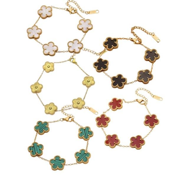 Blossom Charm Link Bracelet