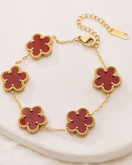 Blossom Charm Link Bracelet