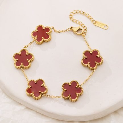 Blossom Charm Link Bracelet - Image 2