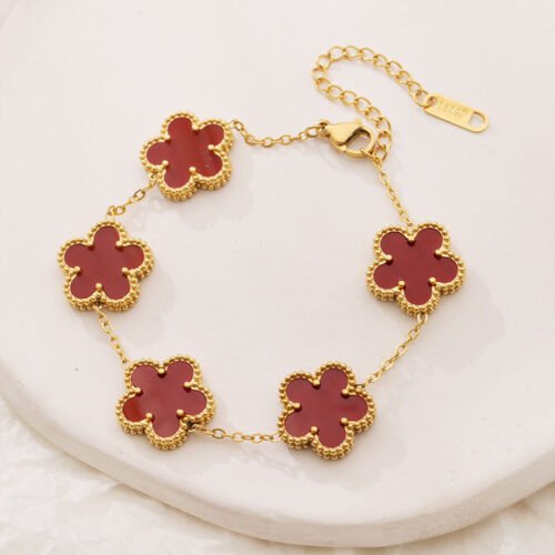 Blossom Charm Link Bracelet