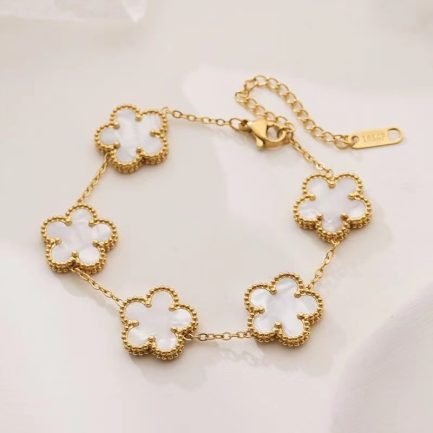 Blossom Charm Link Bracelet - Image 5