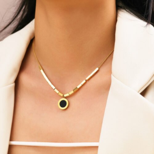 Celestial Harmony Reversible Pendant Necklace