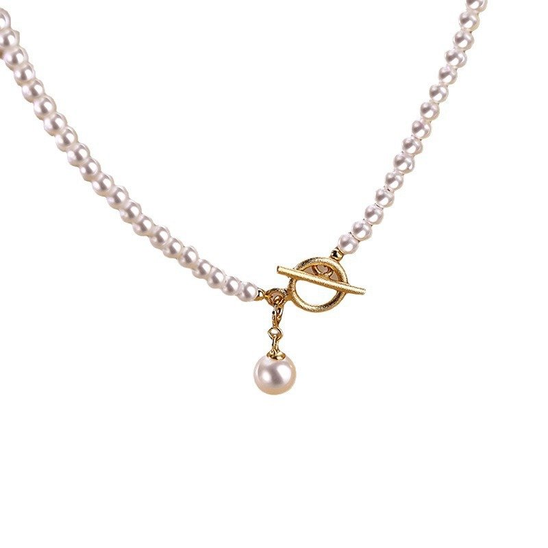 Celestial Pearl Toggle Necklace