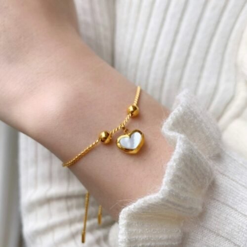 Charming Heart Adjustable Bracelet
