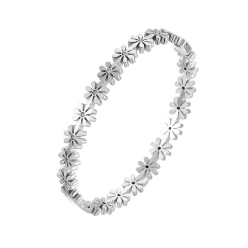 Daisy-Inspired Bangle