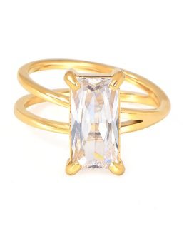 Elegant Cubic Zirconia Ring