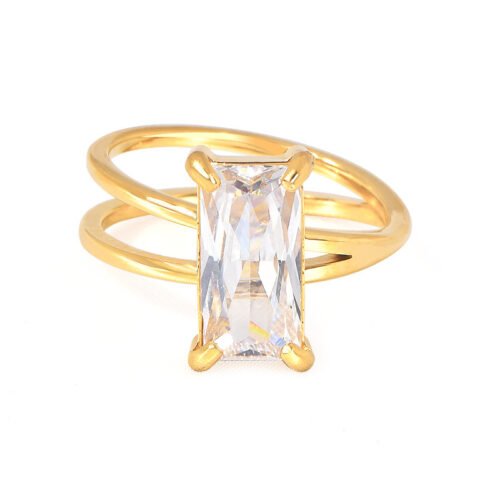 Elegant Cubic Zirconia Ring