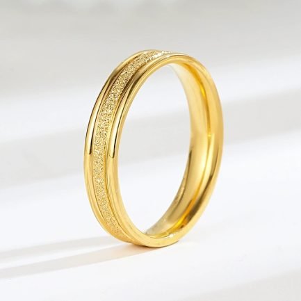 Elegant Double Band Ring – Bild 2