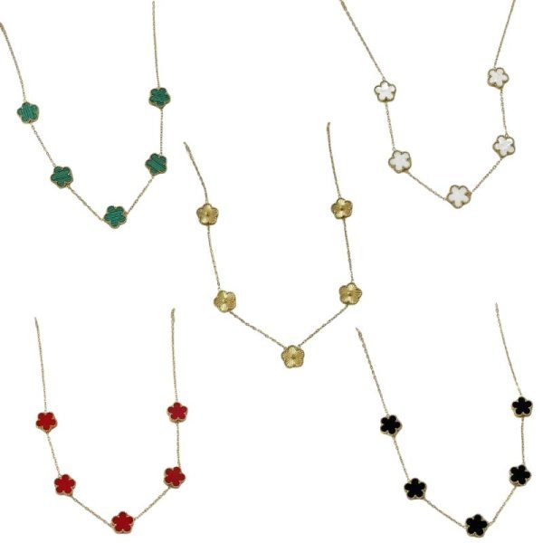 Floral Harmony Station Necklace