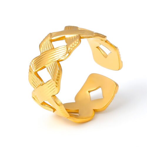 Gilded Ribbon Ring