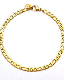 Golden Figaro Chain Bracelet