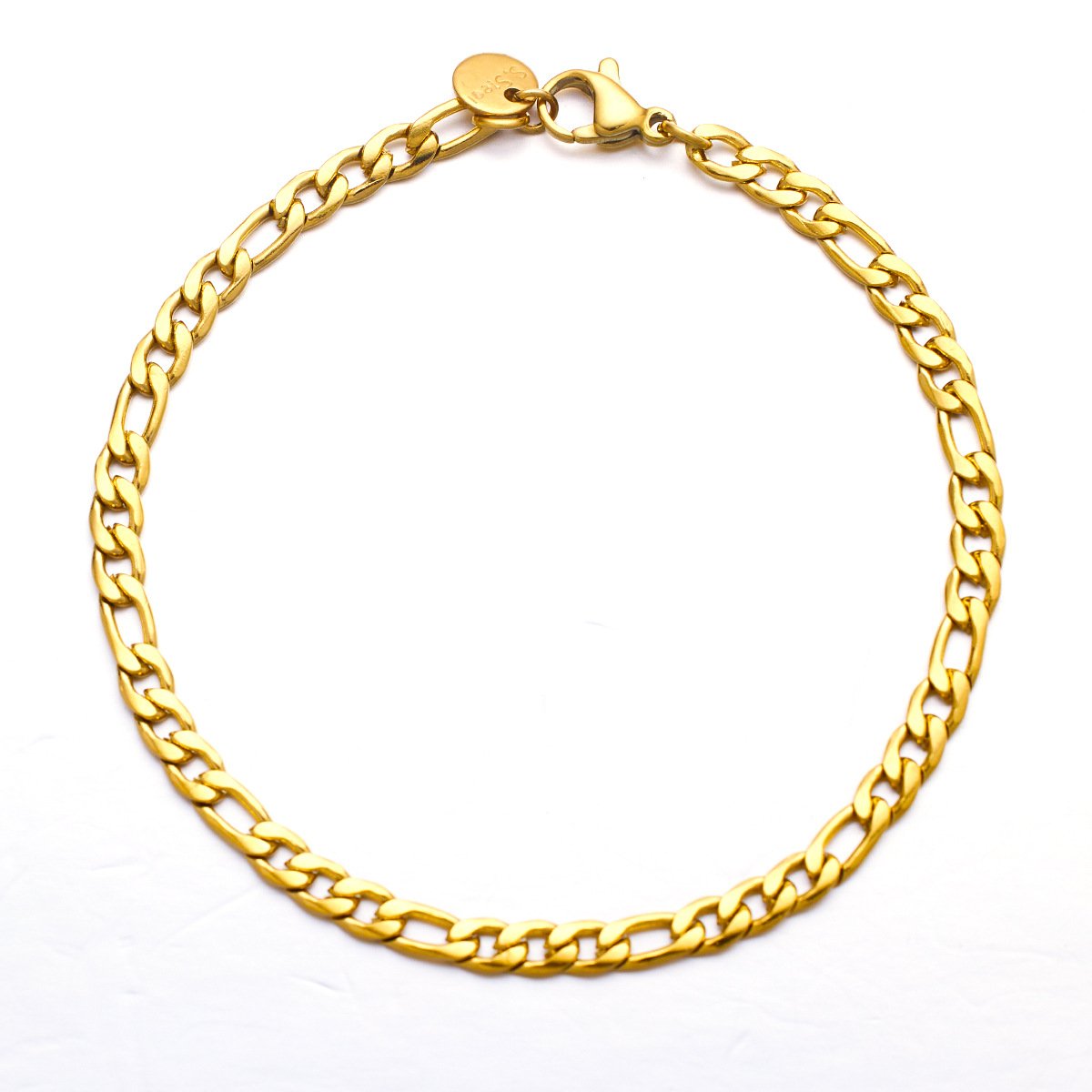 Golden Figaro Chain Bracelet