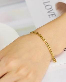 Golden Figaro Chain Bracelet