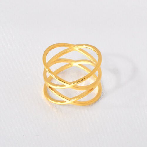 Intertwined Love Ring