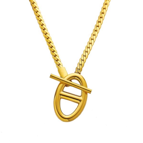 Modern Elegance Toggle Necklace
