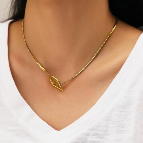 Modern Elegance Toggle Necklace