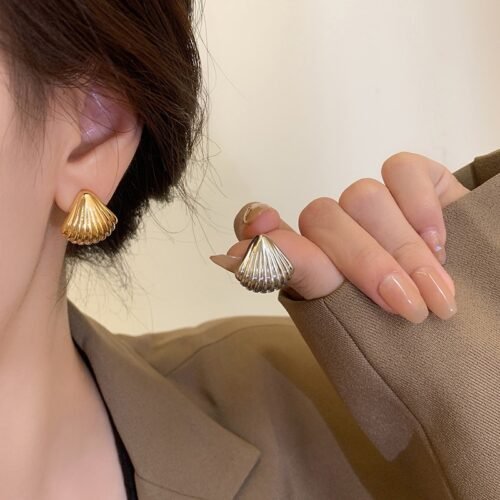 Radiant Shell-Inspired Earrings