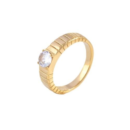 Radiant Zircon Ring