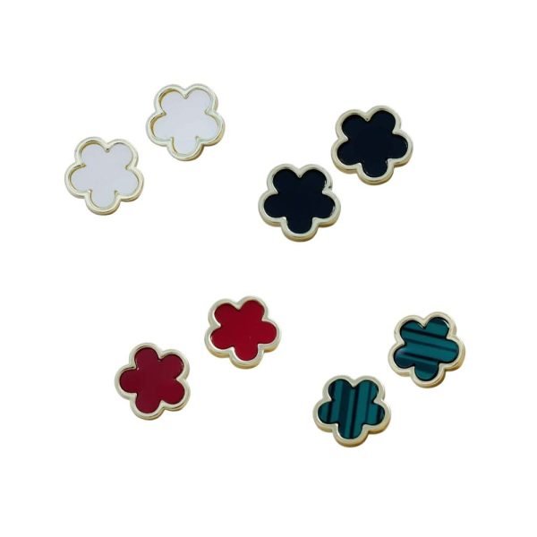 Blossom Palette Stud Earrings Set