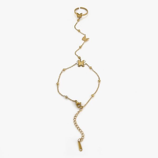 Butterfly Embrace Hand Chain
