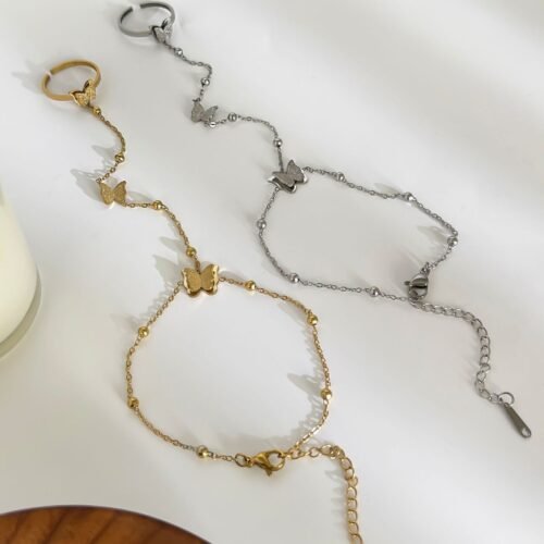 Butterfly Embrace Hand Chain