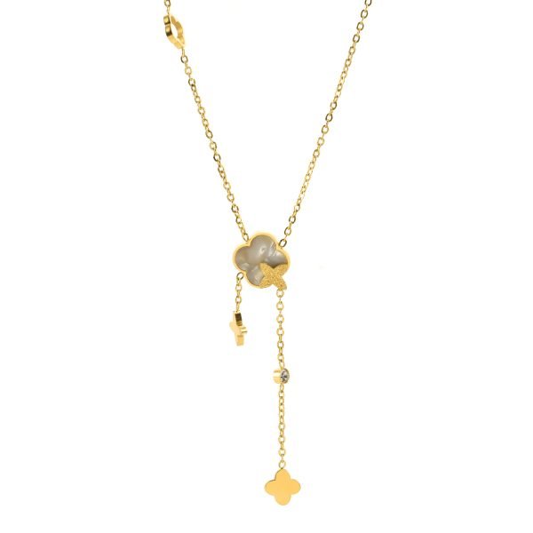 Clover Cascade Y-Necklace