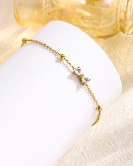 Dainty Bow Chain Bracelet