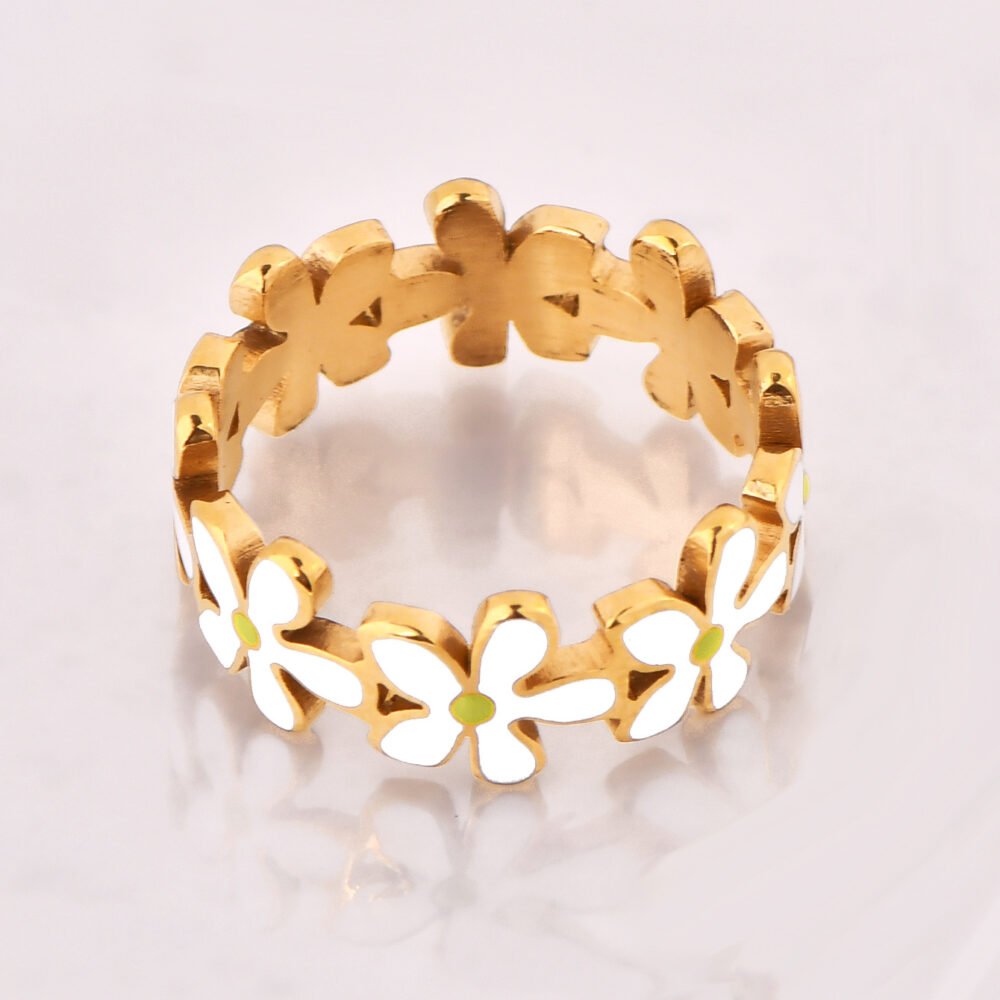 Daisy Chain Eternity Ring - Image 4