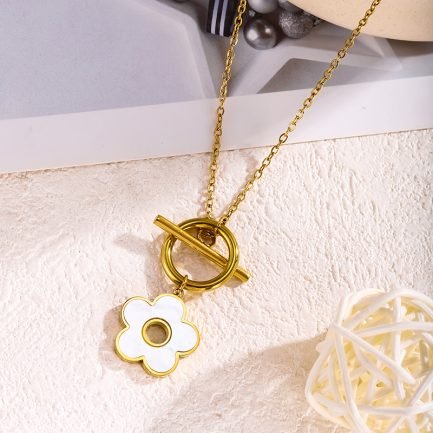 Daisy Toggle Charm Necklace – Bild 2