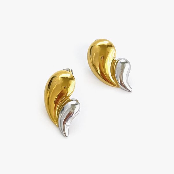 Elegant Wave Drop Earrings