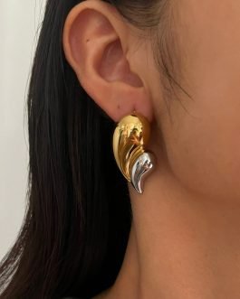 Elegant Wave Drop Earrings