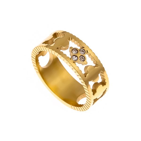 Enchanted Clover Band Ring