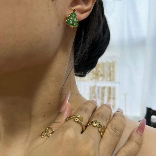 Enchanted Evergreen Studs