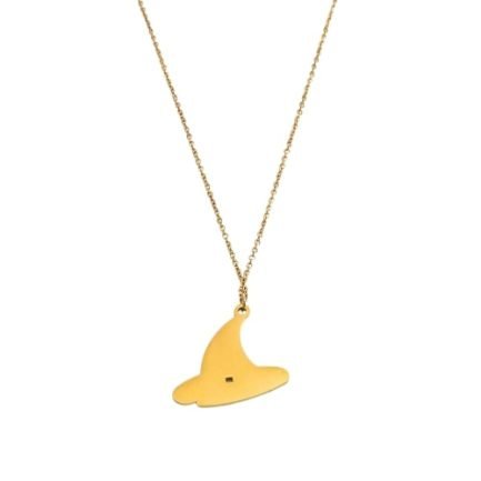 Enchanted Witch's Hat Pendant Necklace