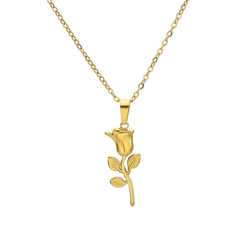 Eternal Rose Pendant Necklace