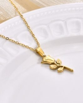 Eternal Rose Pendant Necklace