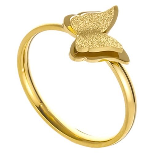 Gilded Wing Butterfly Ring