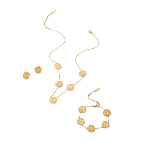 Golden Clover Cascade Set