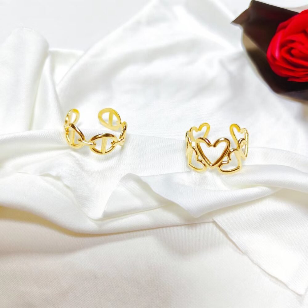 Golden Garden Adjustable Ring Set - Image 6