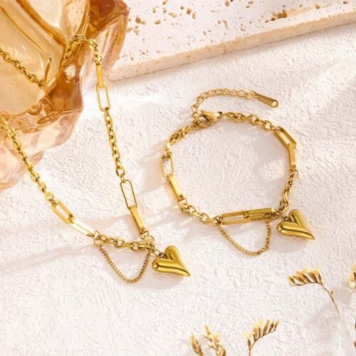 Golden Heartlink Duo Set