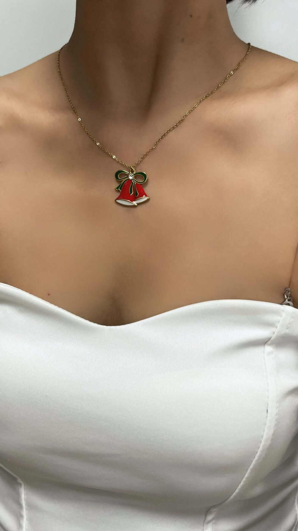 Jingle Bells Bow Necklace - Image 2