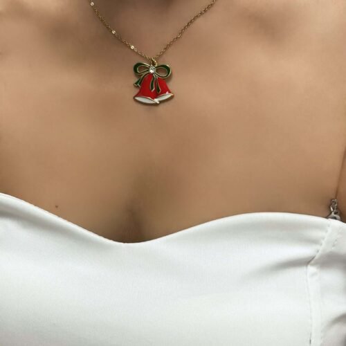 Jingle Bells Bow Necklace