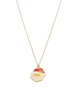 Jolly Santa Pendant Necklace