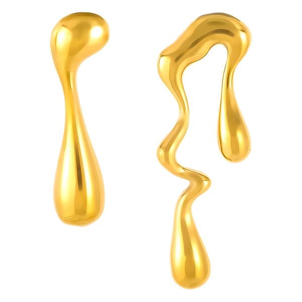 Liquid Gold Drop Earrings