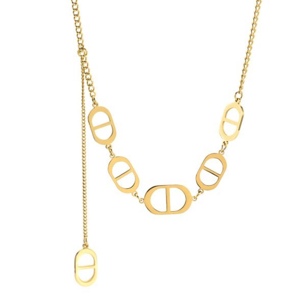 Luxe Links Designer-Inspired Y-Necklace