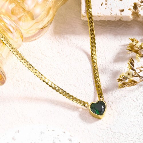 Radiant Heart Pendant Necklace