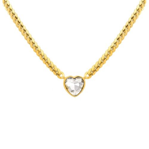 Radiant Heart Pendant Necklace