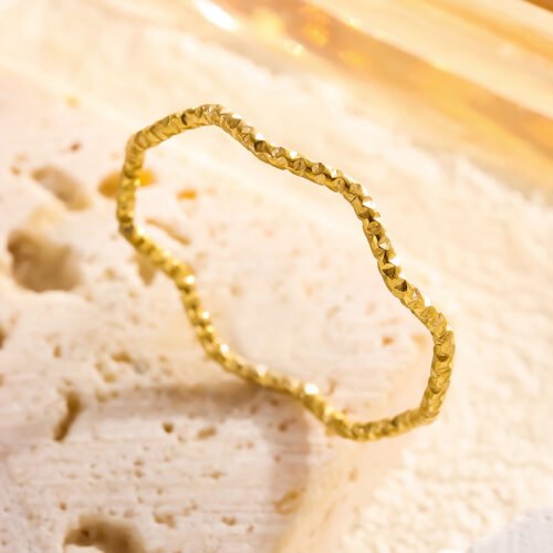 Ripple Effect Stacking Ring