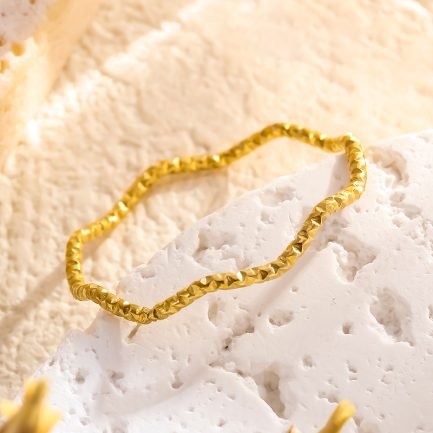 Ripple Effect Stacking Ring - Imagen 3